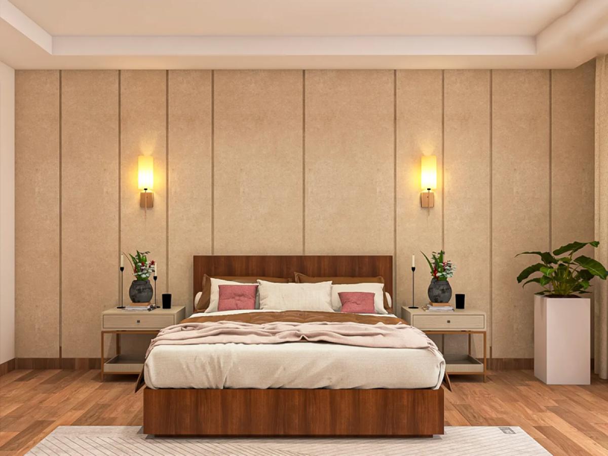 Modern Brown Wallpaper For Bedrooms